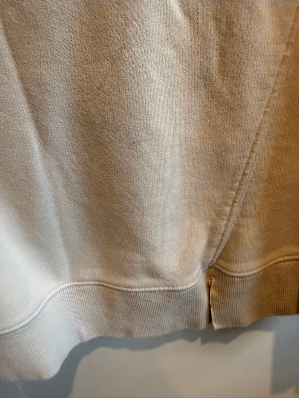 JoyLab Oversized Crewneck Sweatshirt in Light Beige - Picture 3 of 3